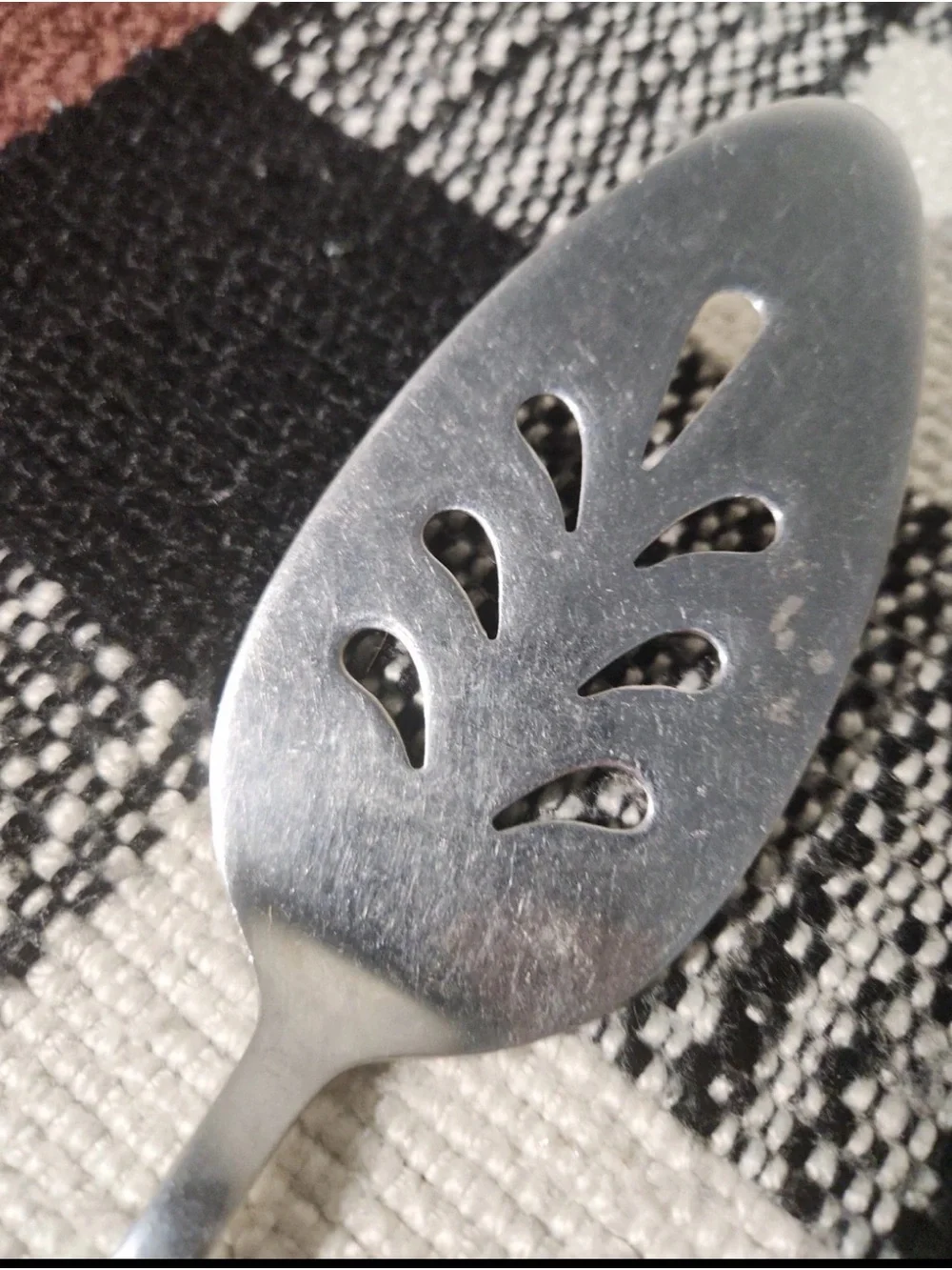 Classic Stainless Steel Slotted Serving Spoons - Silver